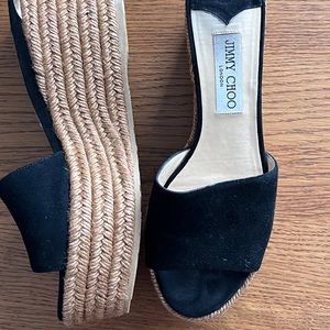 Jimmy Choo suede espadrilles